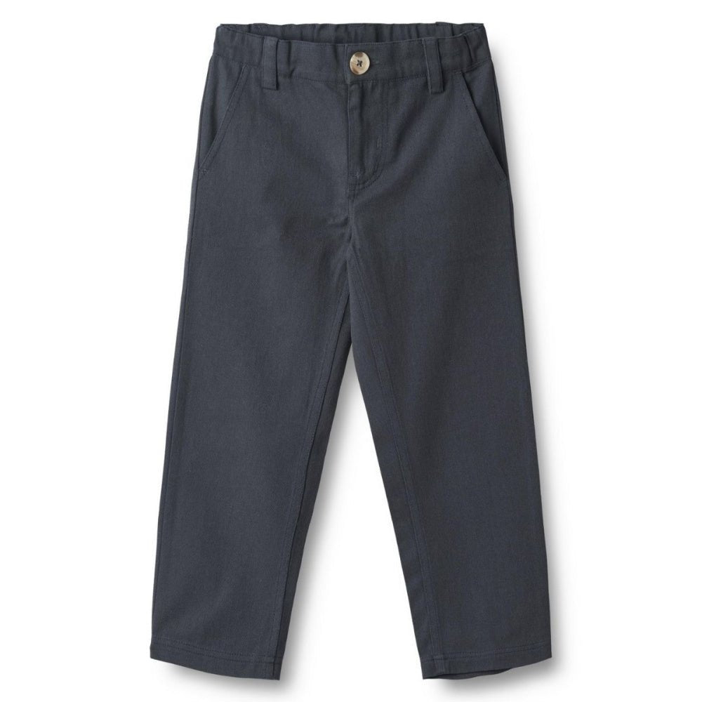 Wheat - Bukse Chinos Aske Navy - Guttelus