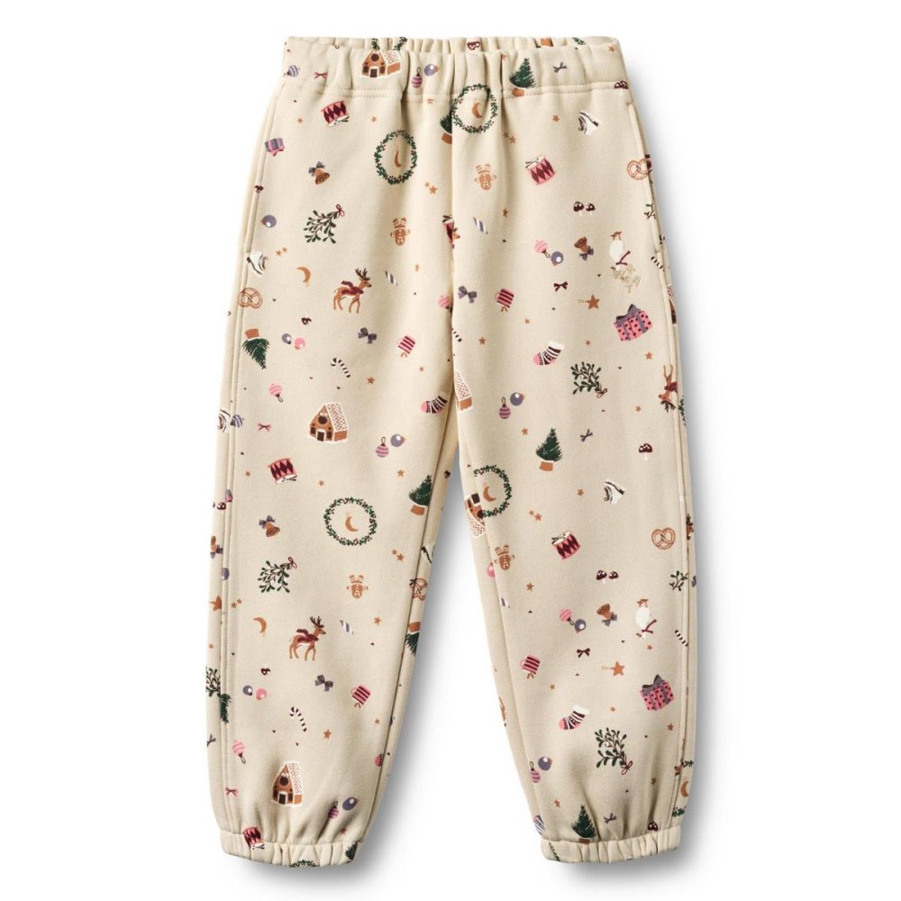 Wheat - Joggebukse Jul Cass Offwhite Holiday - Guttelus.no