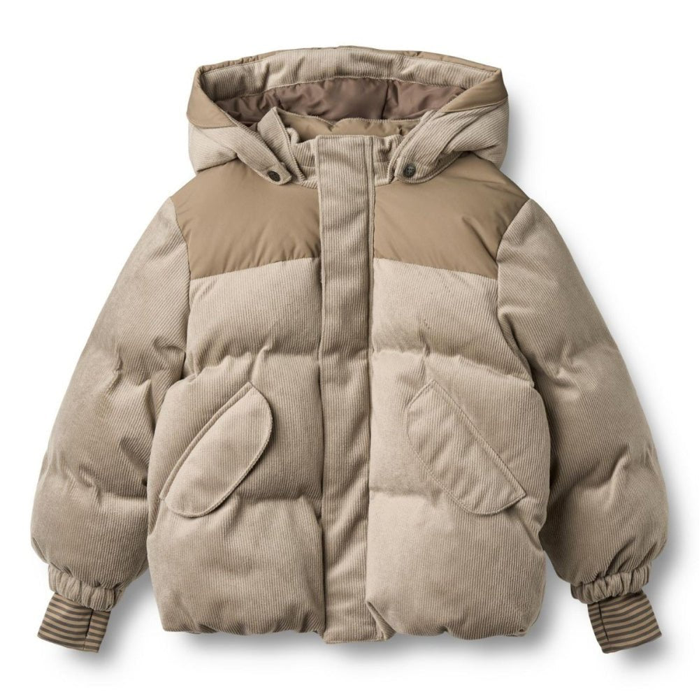 Wheat - Vinterjakke Puffer Mads Grey Stone - Guttelus.no