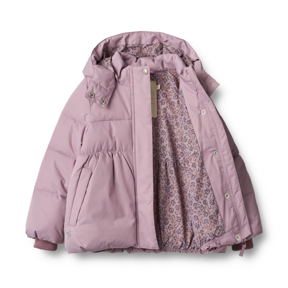 Wheat - Vinterjakke Puffer Soft Lilac - Guttelus.no