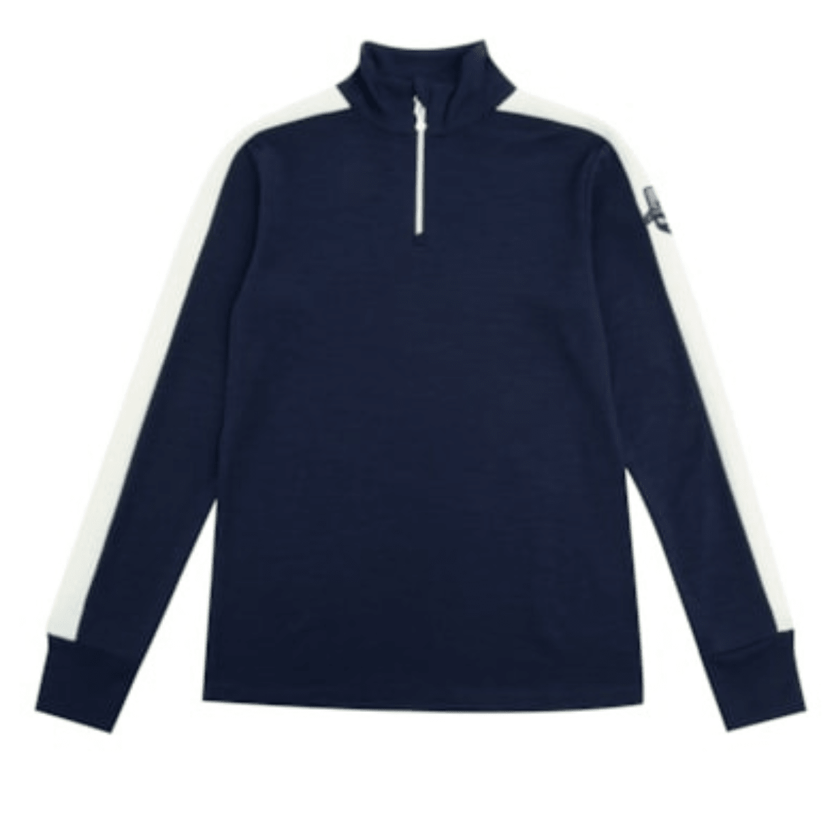 WoolLand - Genser Ål Half-Zip Blue Ink - Guttelus.no