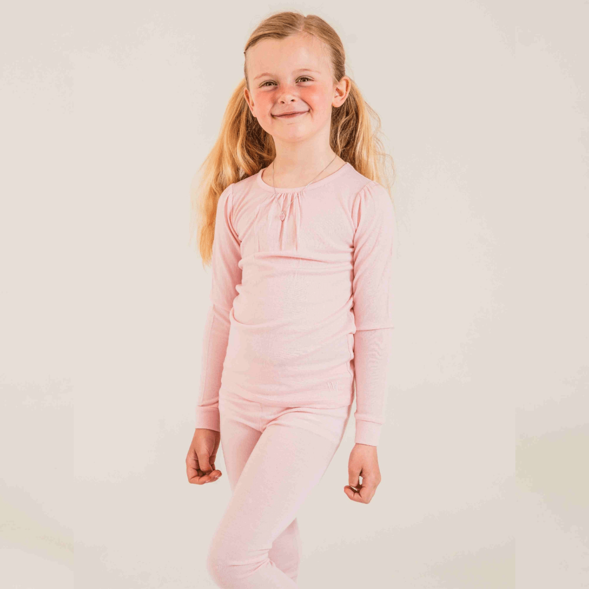 WoolLand - Ullundertøysett Sarpsborg Dusty Rose - Guttelus.no