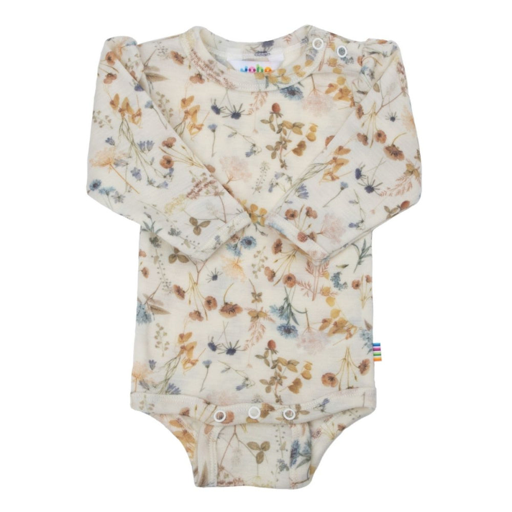 Joha - Body i Ull Flora Offwhite