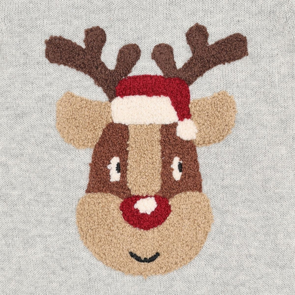 Hust and Claire - Vest Princo Reindeer Soft Grey Melange