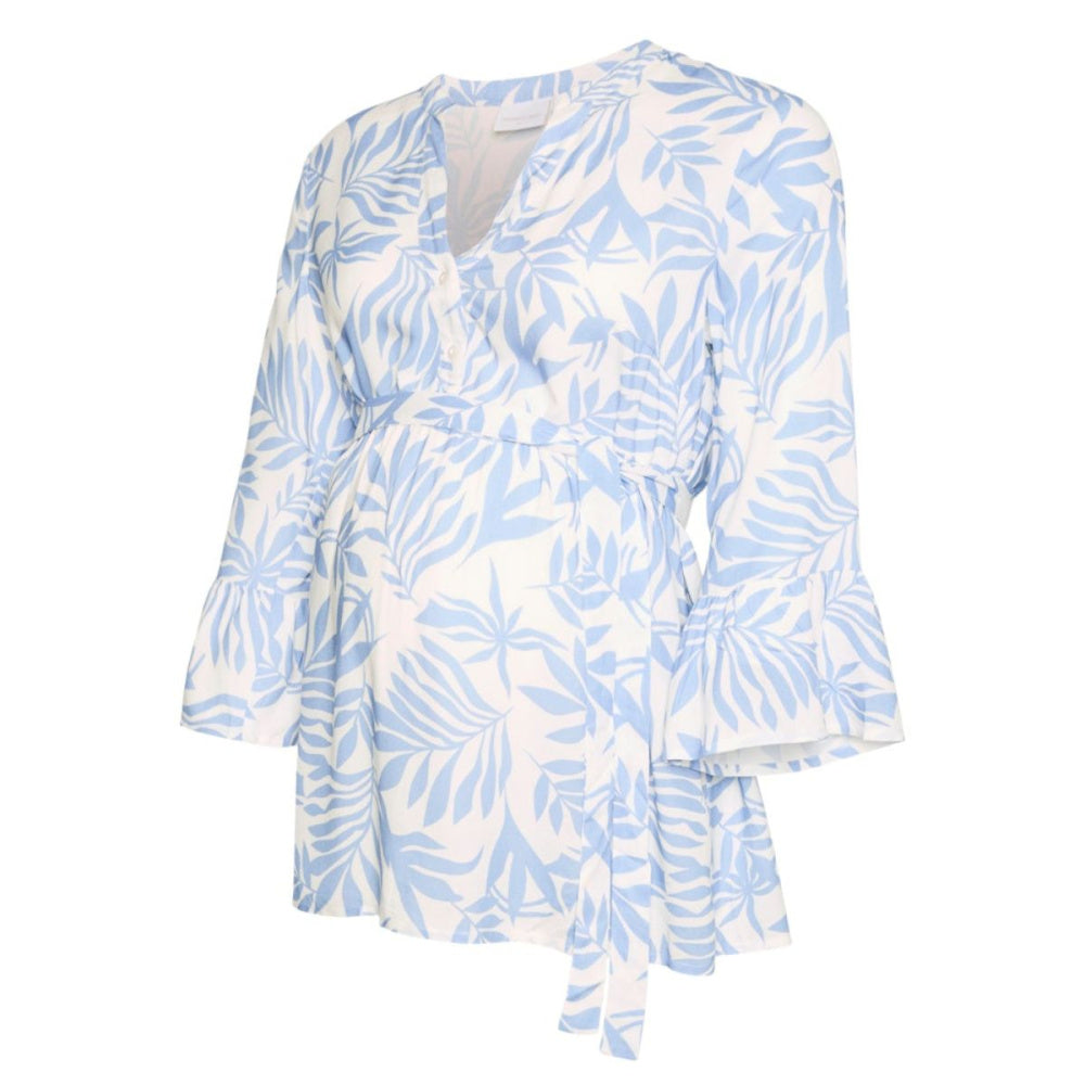 Mamalicious - Mammatopp Jenny White/ Bel Air Blue