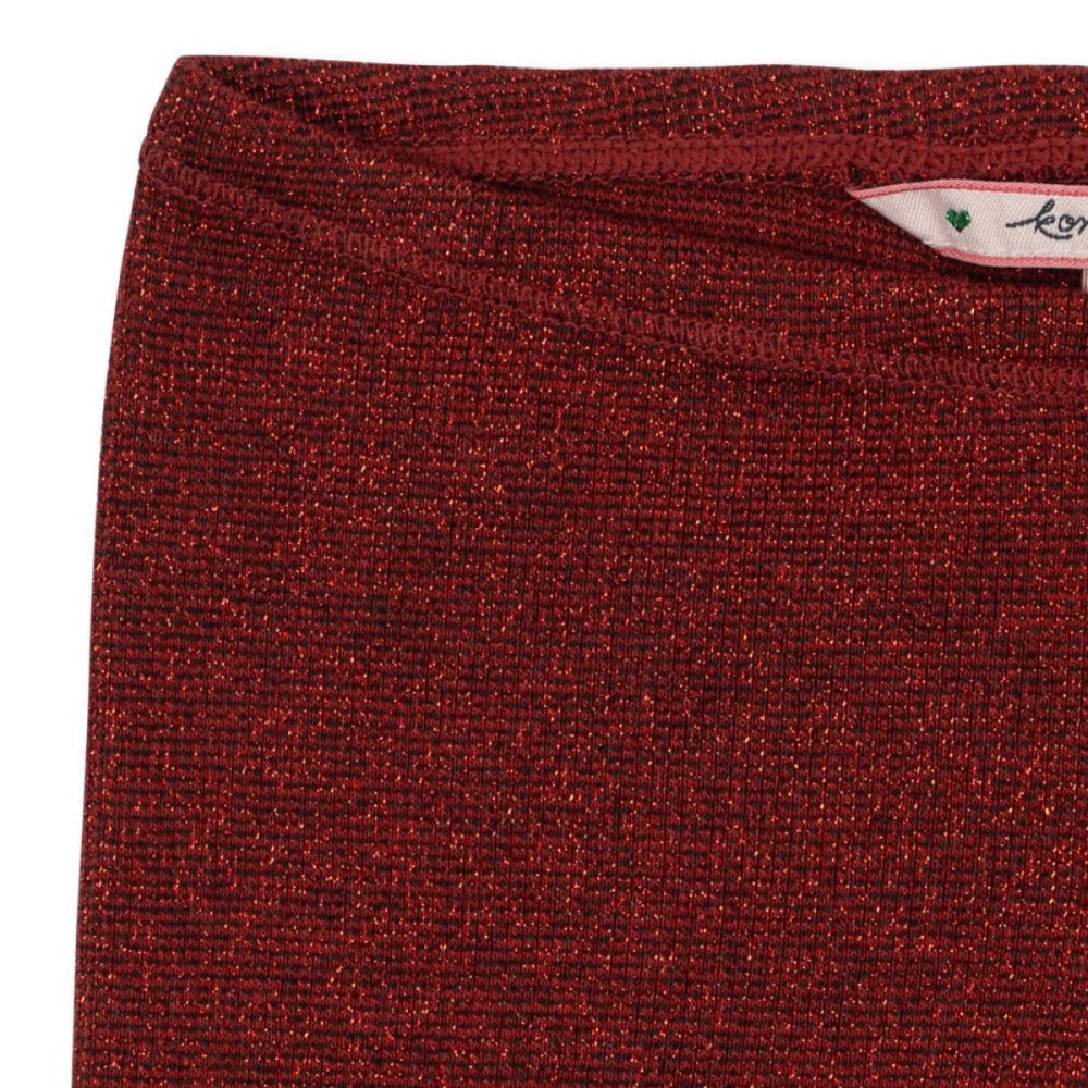Konges Sløjd - Bukse Glitter Roli Red Dahlia