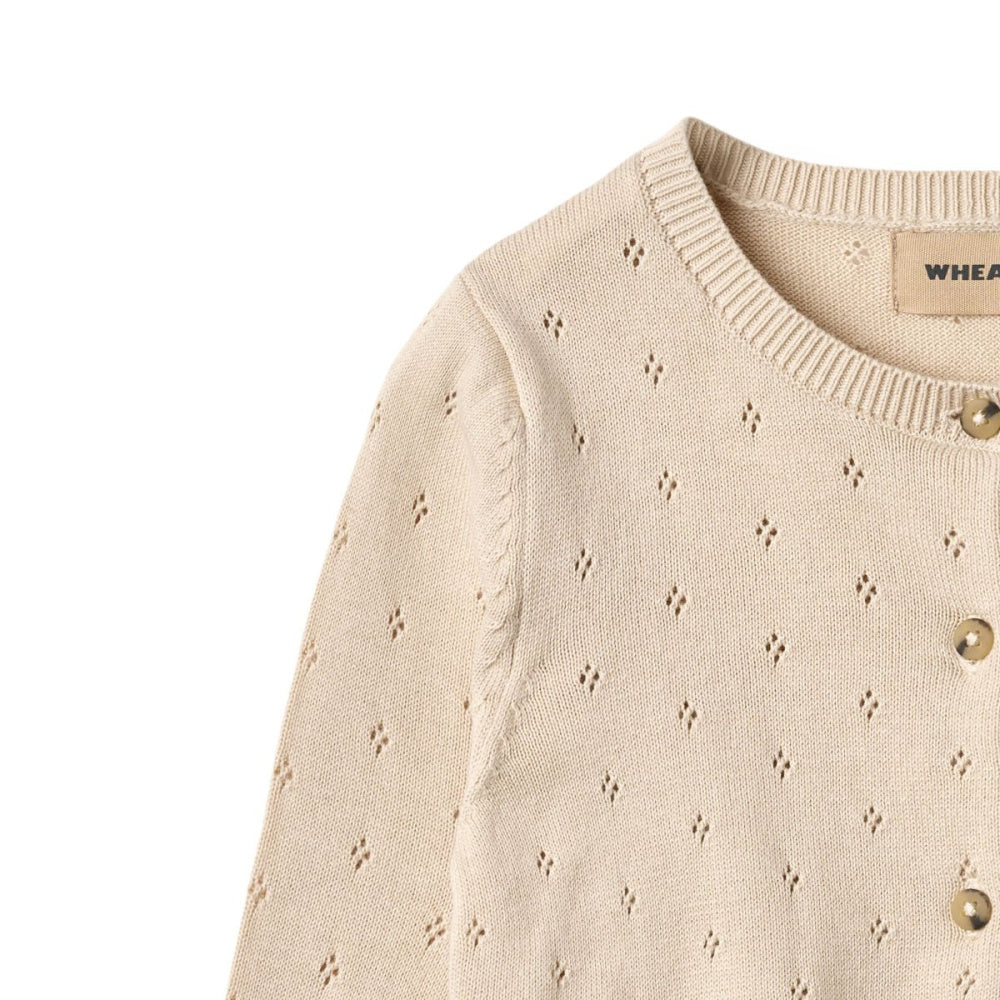 Wheat - Cardigan Knit Maia Offwhite