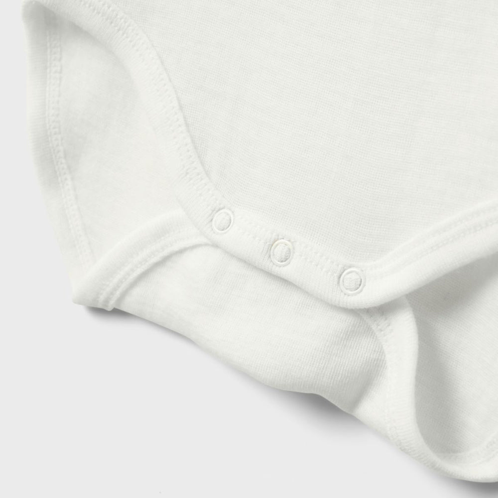 Name It - Ullbody med Krage Wang Rib Snow White