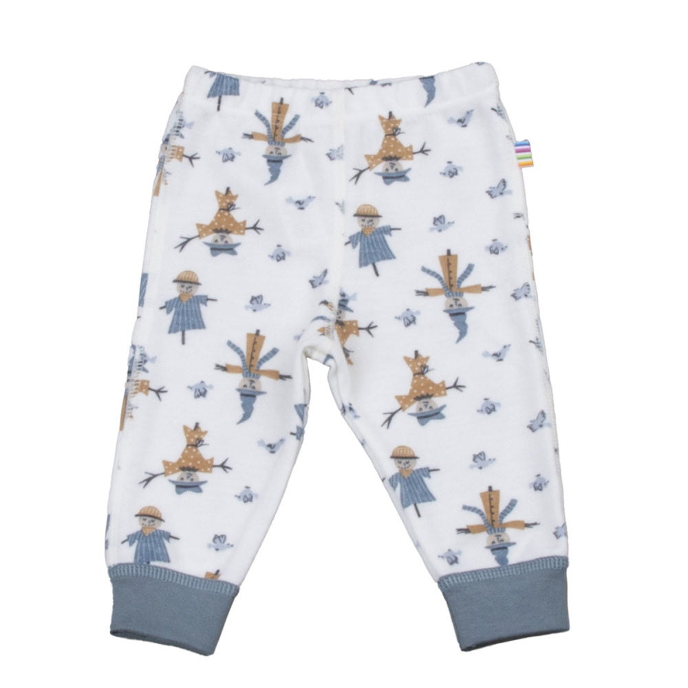 Joha - Longs Ull og Bambus Scarecrow Off White/ Blue