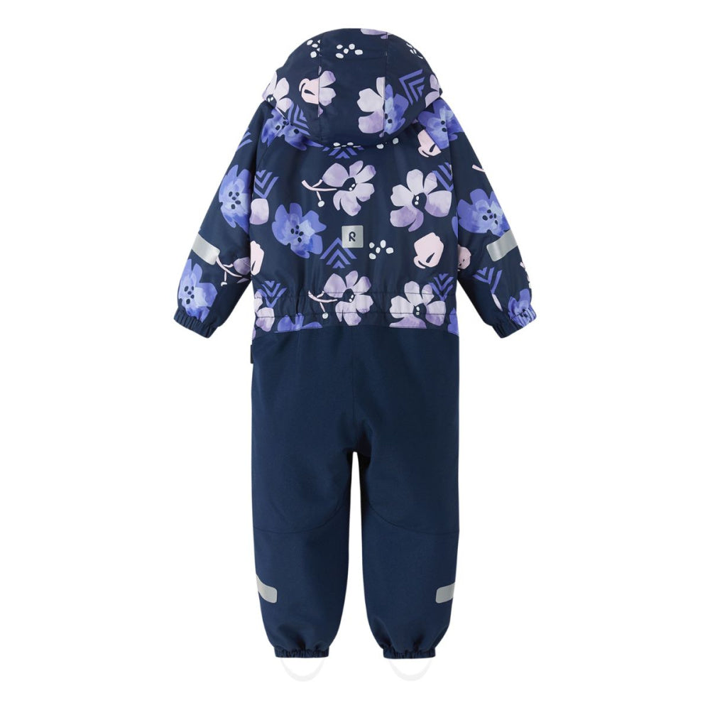 Reima - Vinterdress Kurikka Navy Flower Print