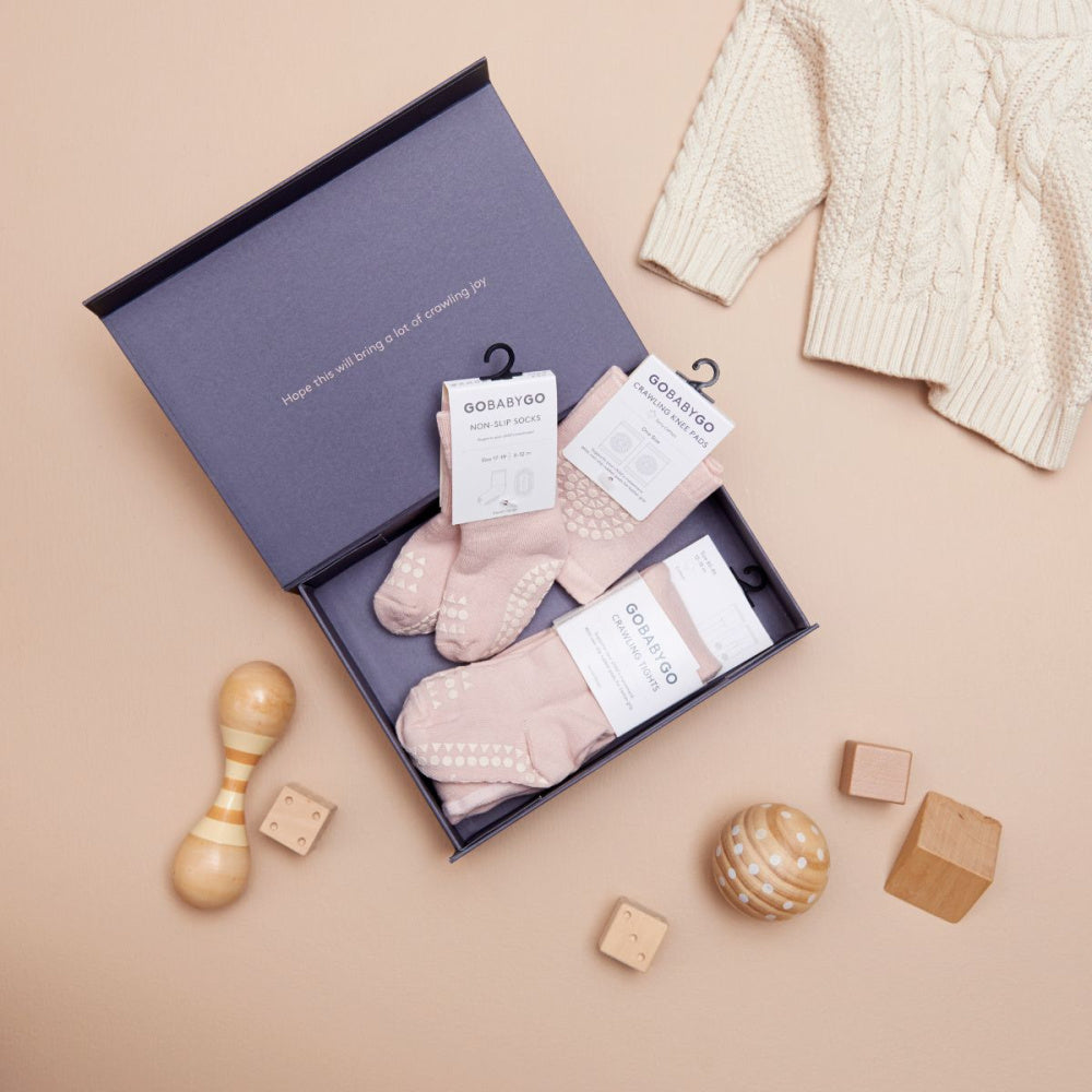 GoBabyGo - Startpakke Antiskli Bomull LV Soft Pink