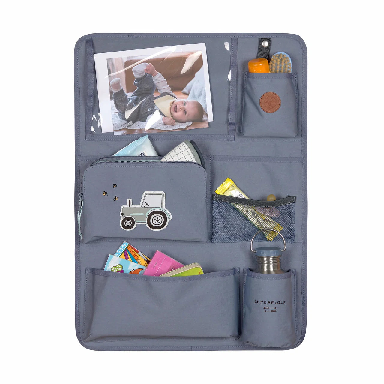 Lässig - Bilsete Organiserer Wrap-to-Go Traktor