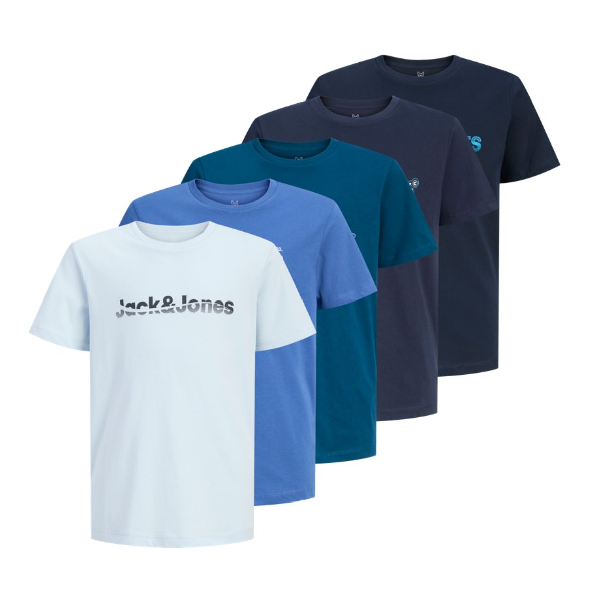 Jack & Jones - 5 pk T-skjorter Skyway