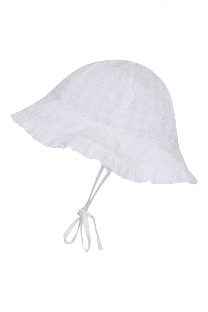 MP - Solhatt UV Flora Bell Hvit