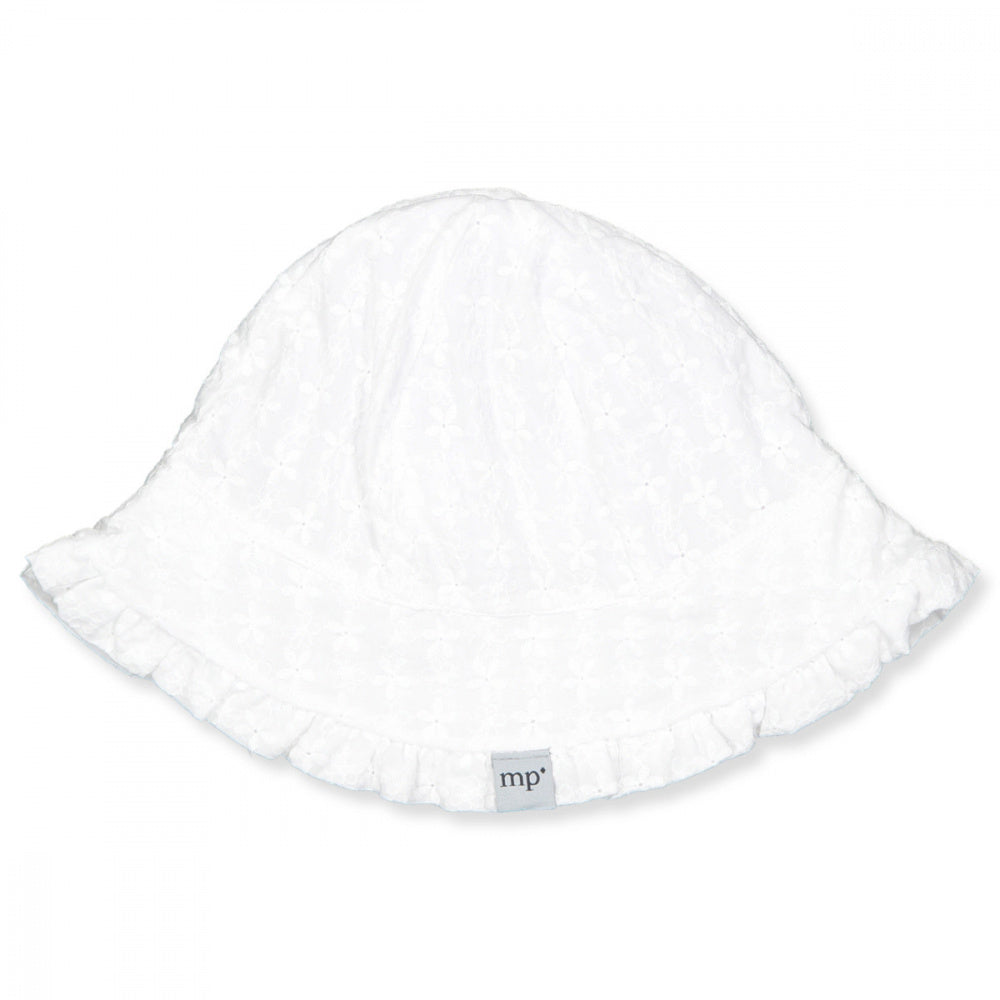 MP - Solhatt UV Flora Bell Hvit