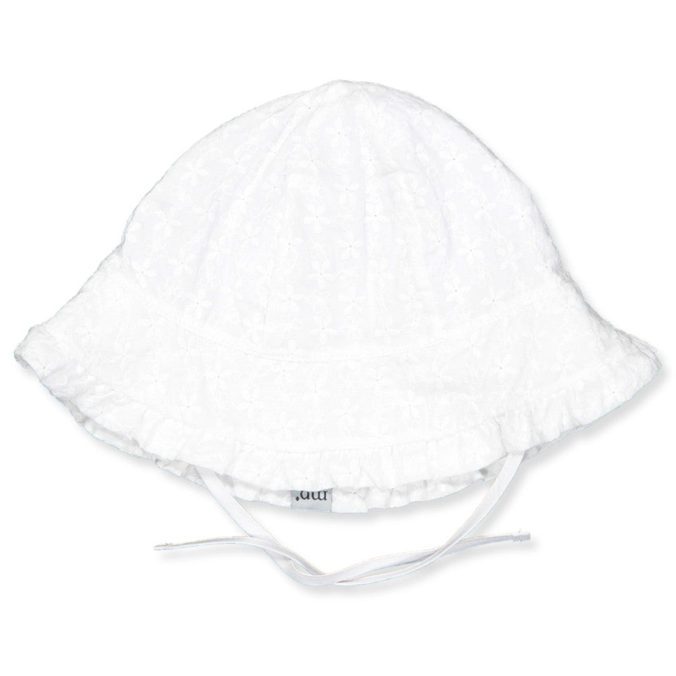 MP - Solhatt UV Flora Bell Hvit