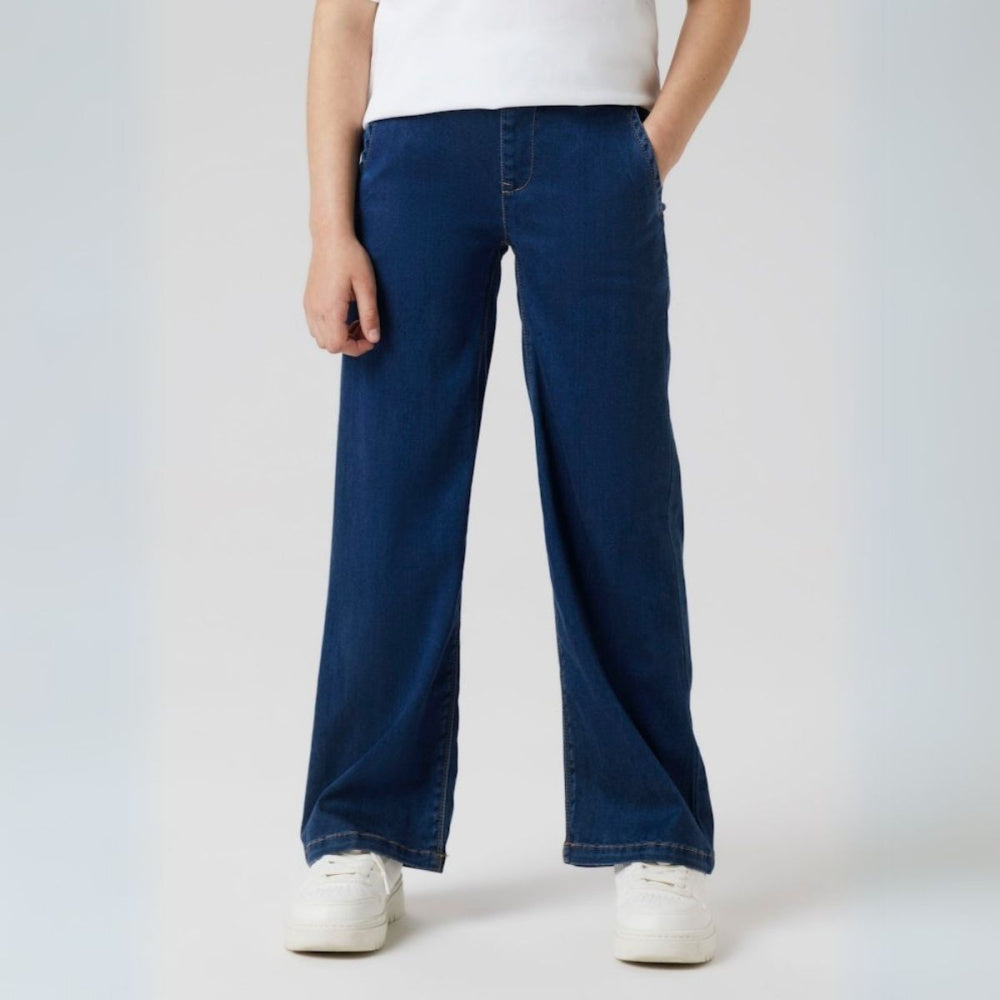 Name It - Bukse Salli Wide Jeans Denim Blue