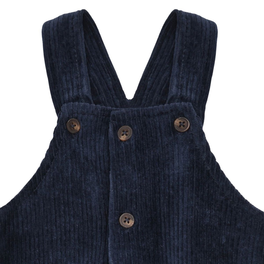 Hust and Claire - Selebukse Mads Ribbed Velour More Navy