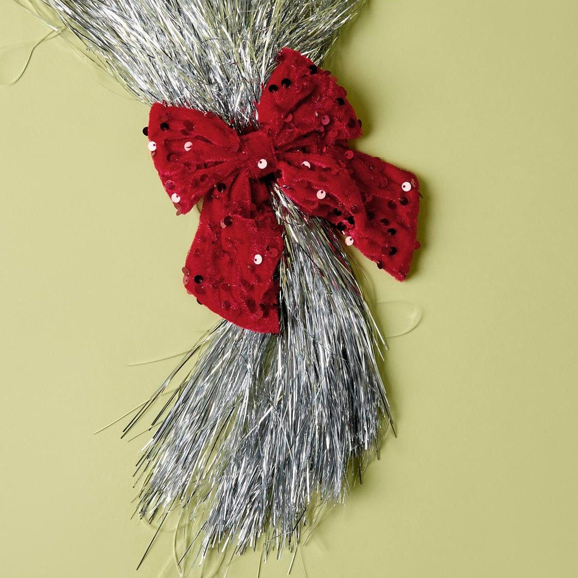Name It - Julesløyfe med Hårstrikk Frijoy Red Dahlia