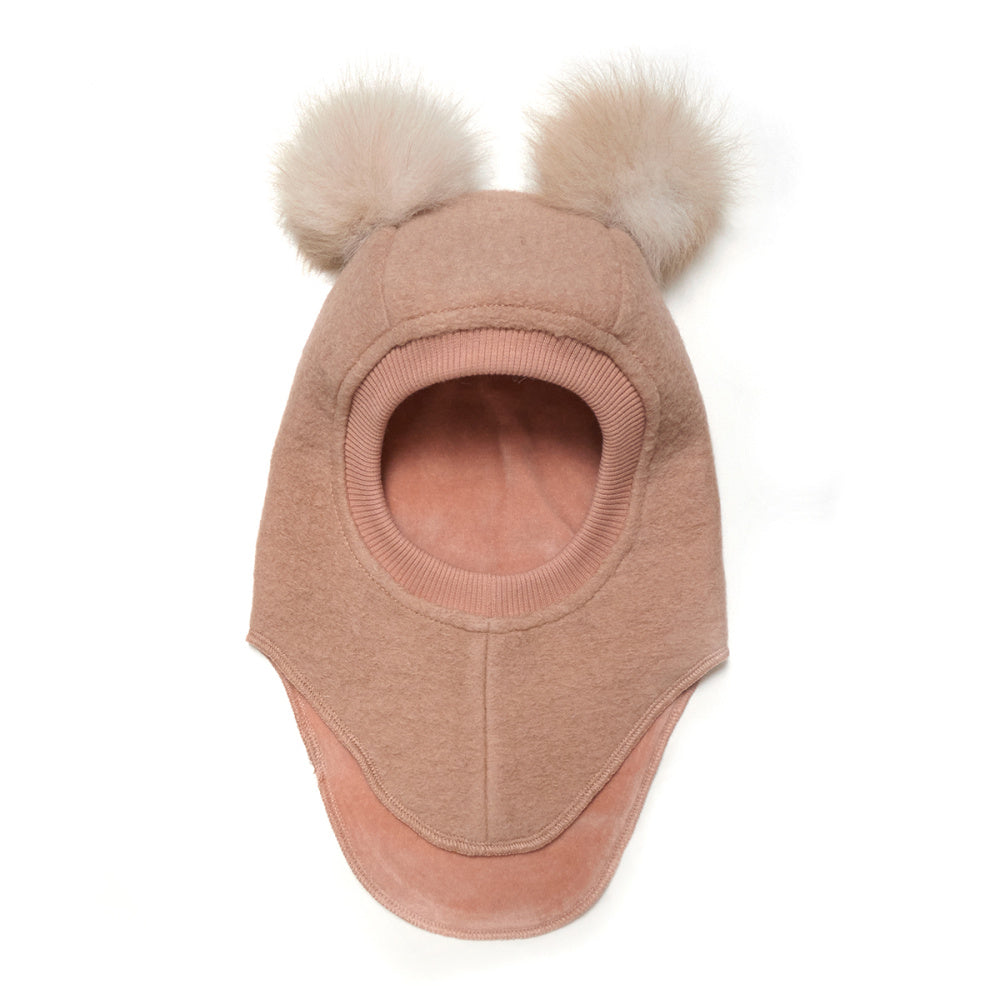 Huttelihut - Balaclava Ullfleece Alpakkadusk Rose Melange