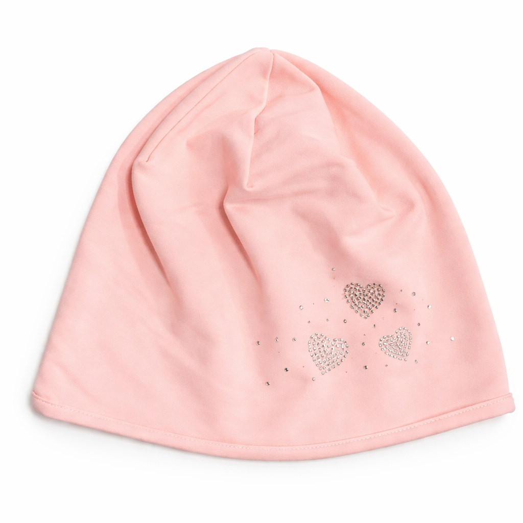 Maximo - Lue i Bomull Rosa med stener