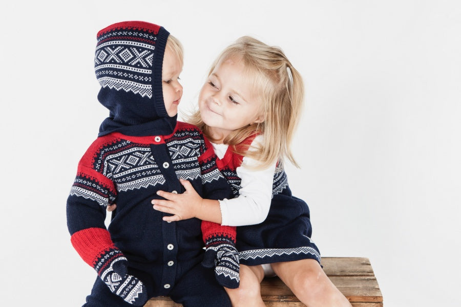 Marius Kids - Marius Balaclava i Ull Mørkeblå