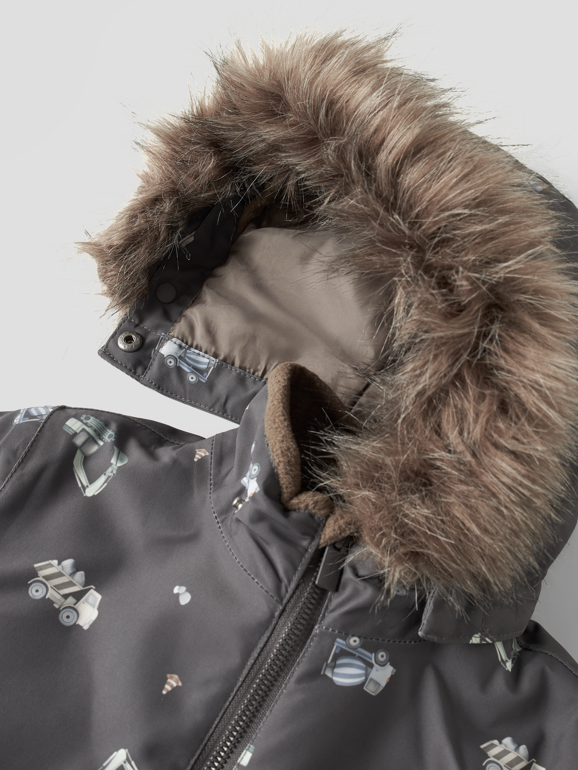 Name It - Vinterdress Snow10 Blackened Pearl