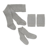 GoBabyGo - Startpakke Antiskli Bomull LV Grey Melange