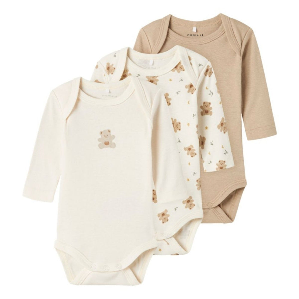 Name It - Body 3 pk Bear Jet Stream