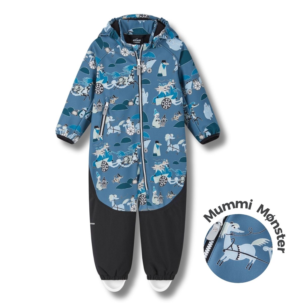 Reima - Softshelldress Moomin Mjosa Blue Ocean