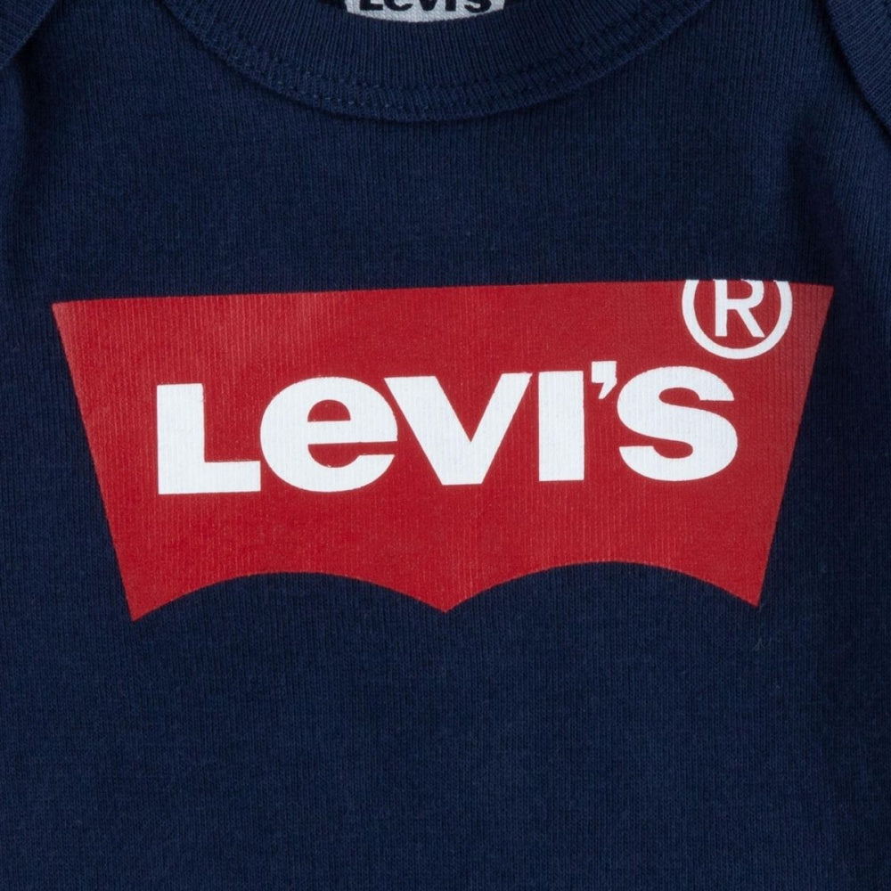 Levi's - Body 2-pk Kortermet Batwing Grey Heather/ Dress Blues