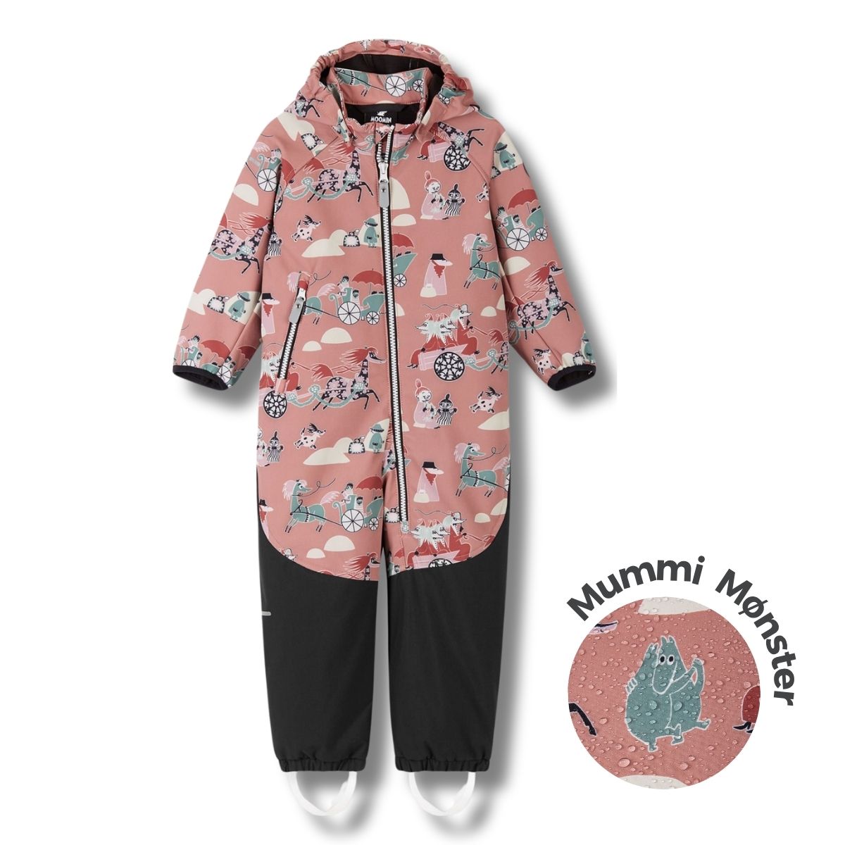 Reima - Softshelldress Moomin Mjosa Rose Blush