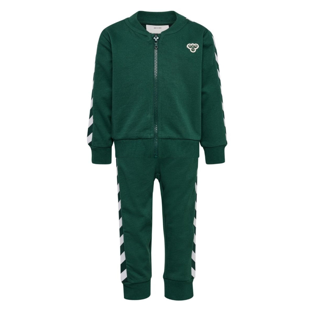 Hummel - Joggesett 2-delt Mini Reg Chevron Set Dark Green