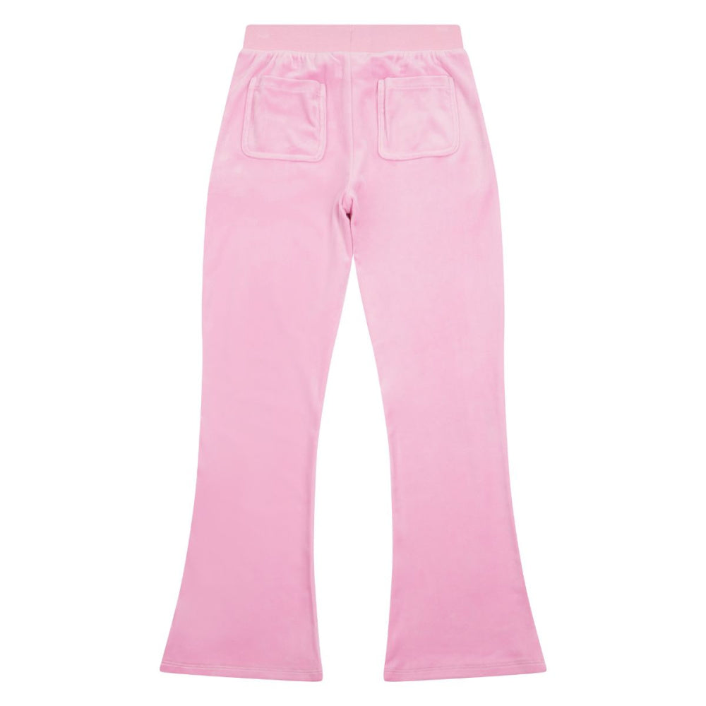 Juicy Couture - Bukse Velour Diamante Bootcut Jogger Pinky Lilac