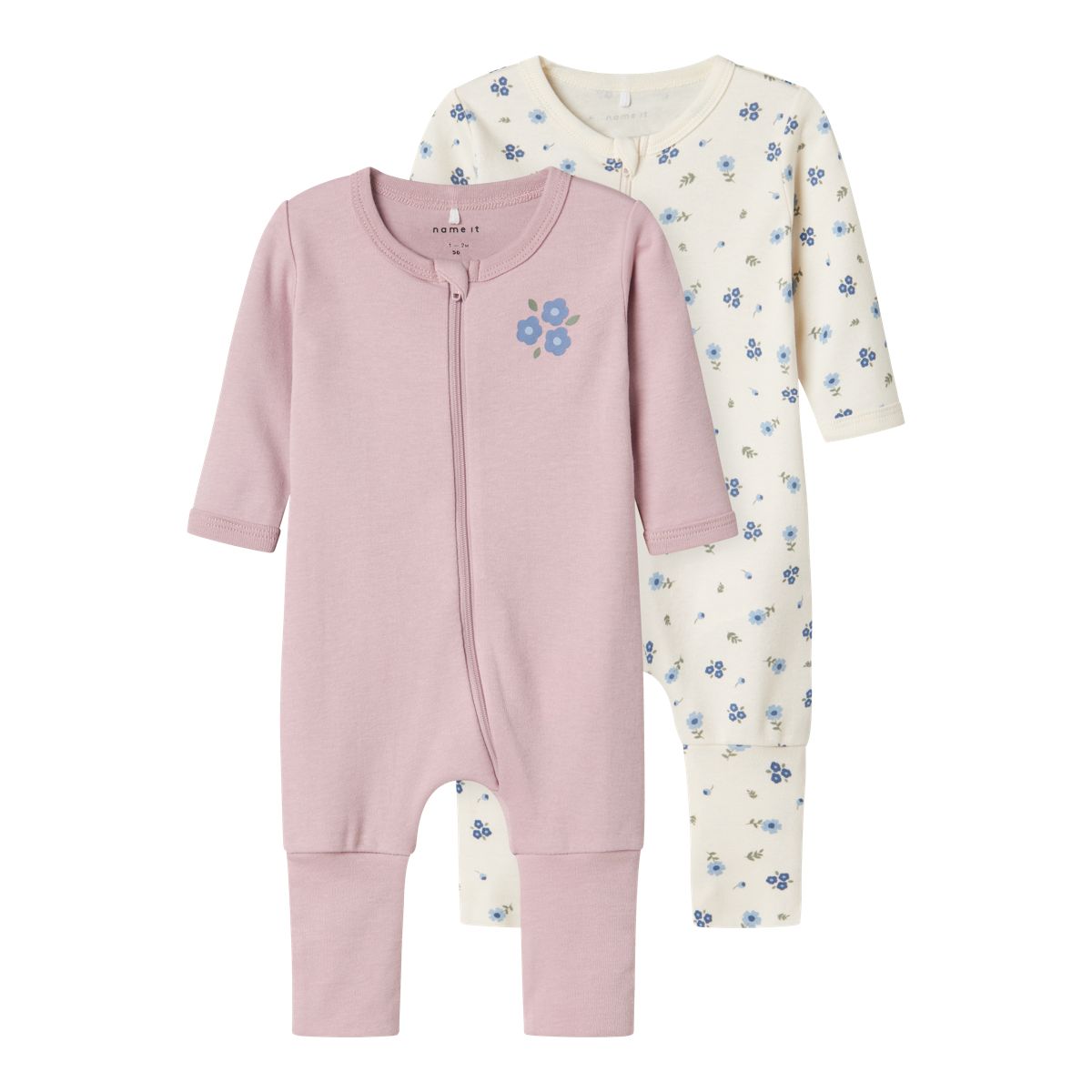Name It - Pysjamas 2 pk Flower Jet Stream