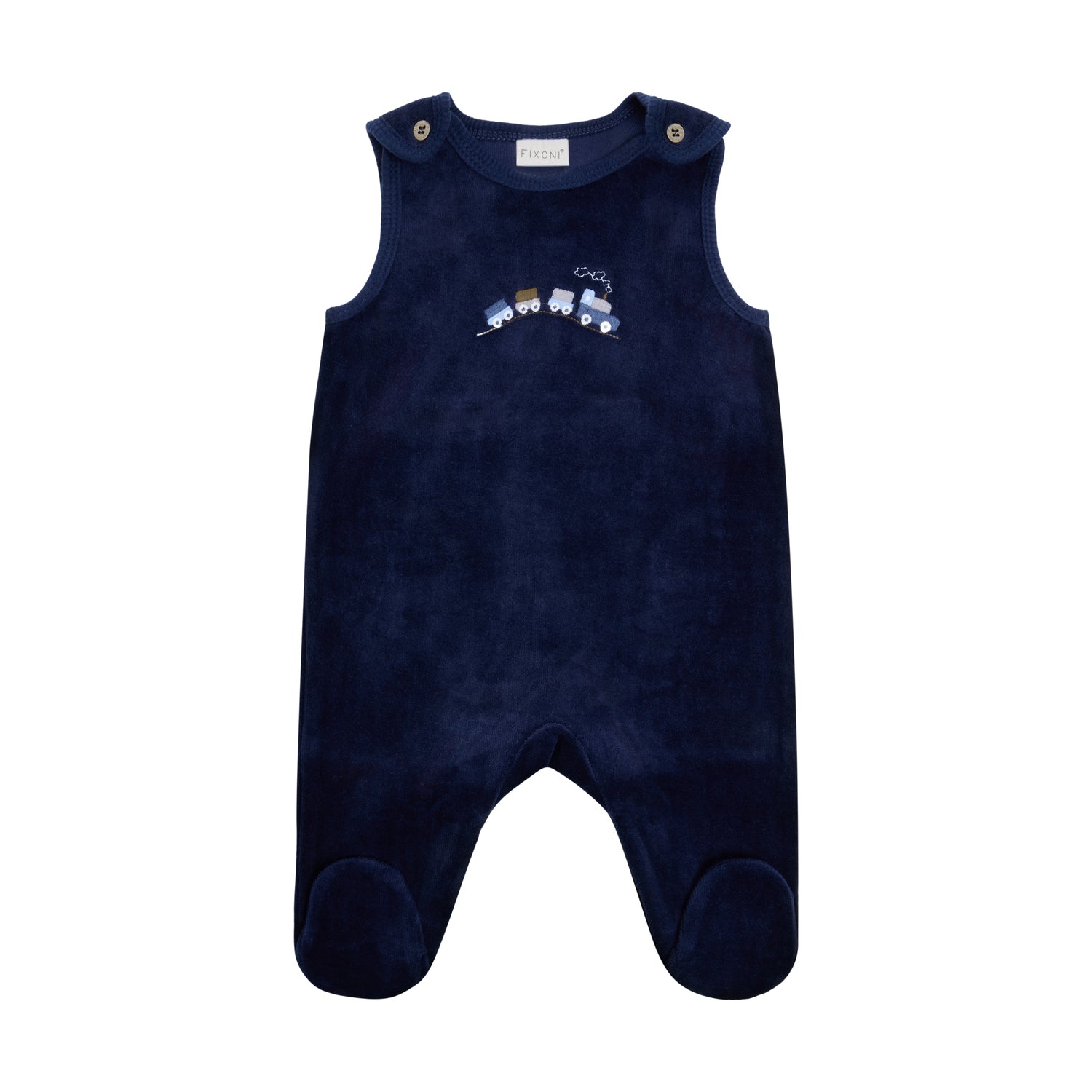 Fixoni - Babysett 2-delt Velour Navy Blazer