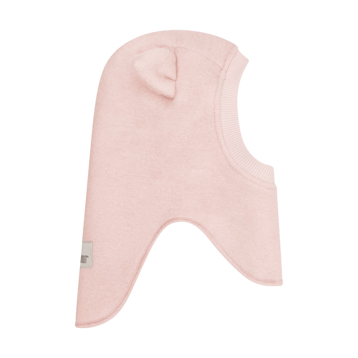 Huttelihut - Balaclava Ull Bamseører Rose Smoke