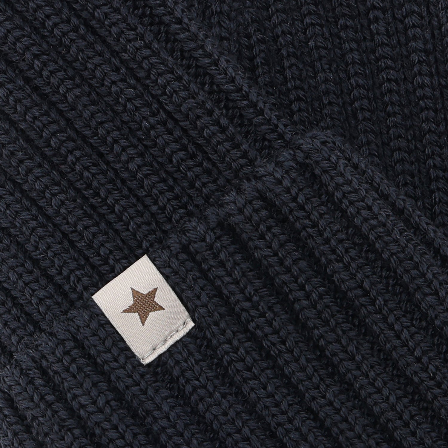 Huttelihut - Lue Strikket Ull Dark Navy