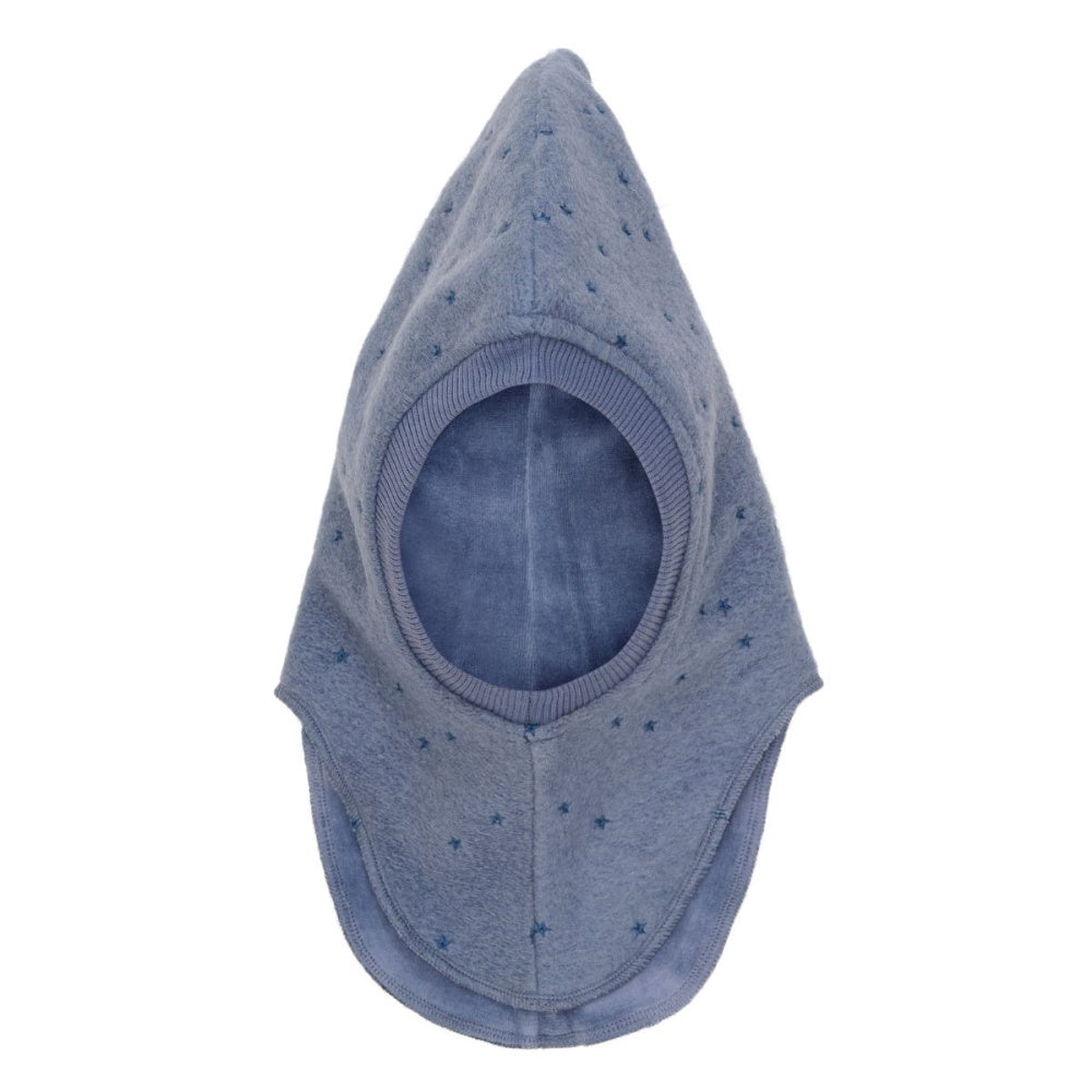 Huttelihut - Balaclava Ull Broderte Stjerner Folkstone Gray