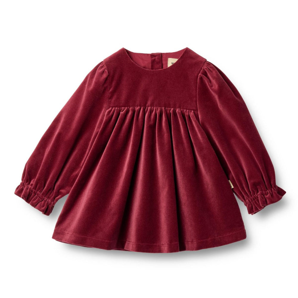 Wheat - Kjole Baby Elvira Ruby Red