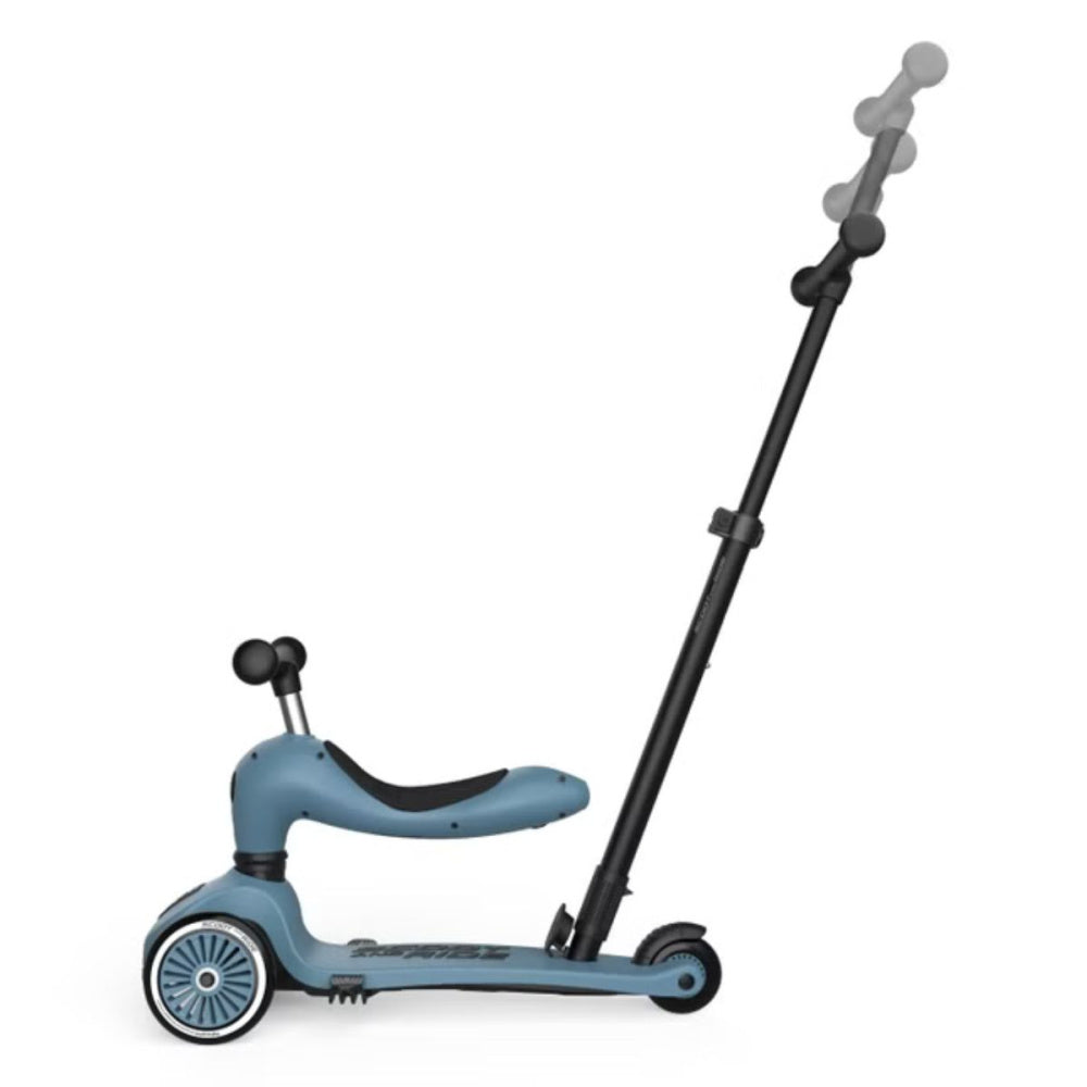 Scoot & Ride - Sparkesykkel Highwaykick 1 Push & Go Steel