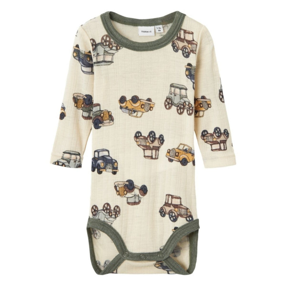 Name It - Body Ull Baby Wang Cars Snow White AOP