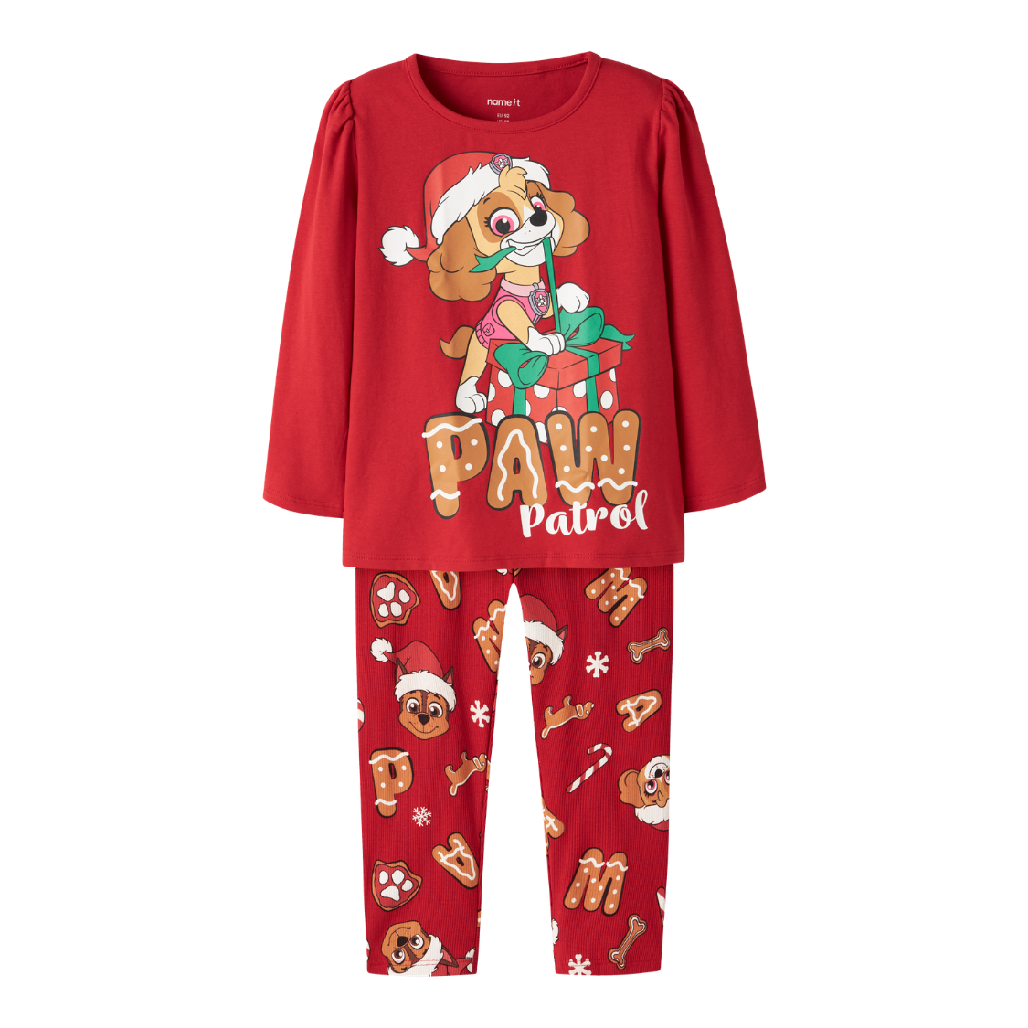 Name It - Julepysj 2-delt Paw Patrol Siri Barbados Cherry