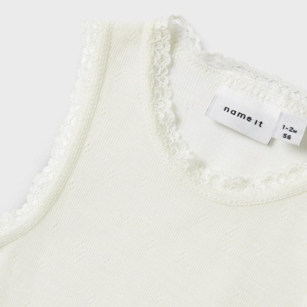 Name It - Body i Ull Baby Wang Tank Needle Snow White