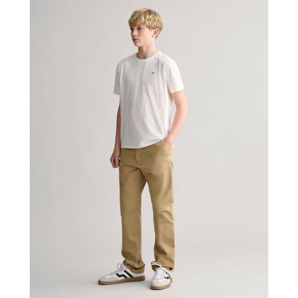 Gant - T-skjorte Jr Shield White