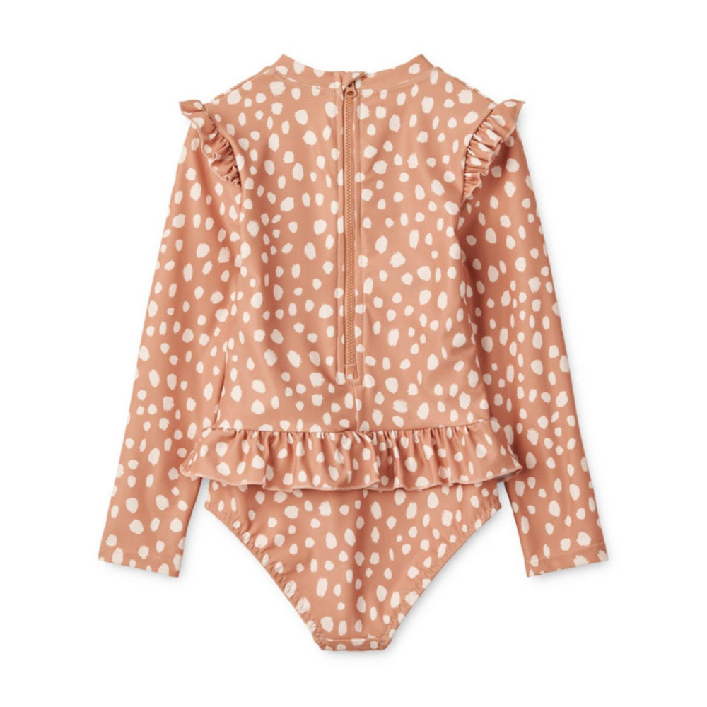 Liewood - Badedrakt Sille Leo spots / Tuscany rose