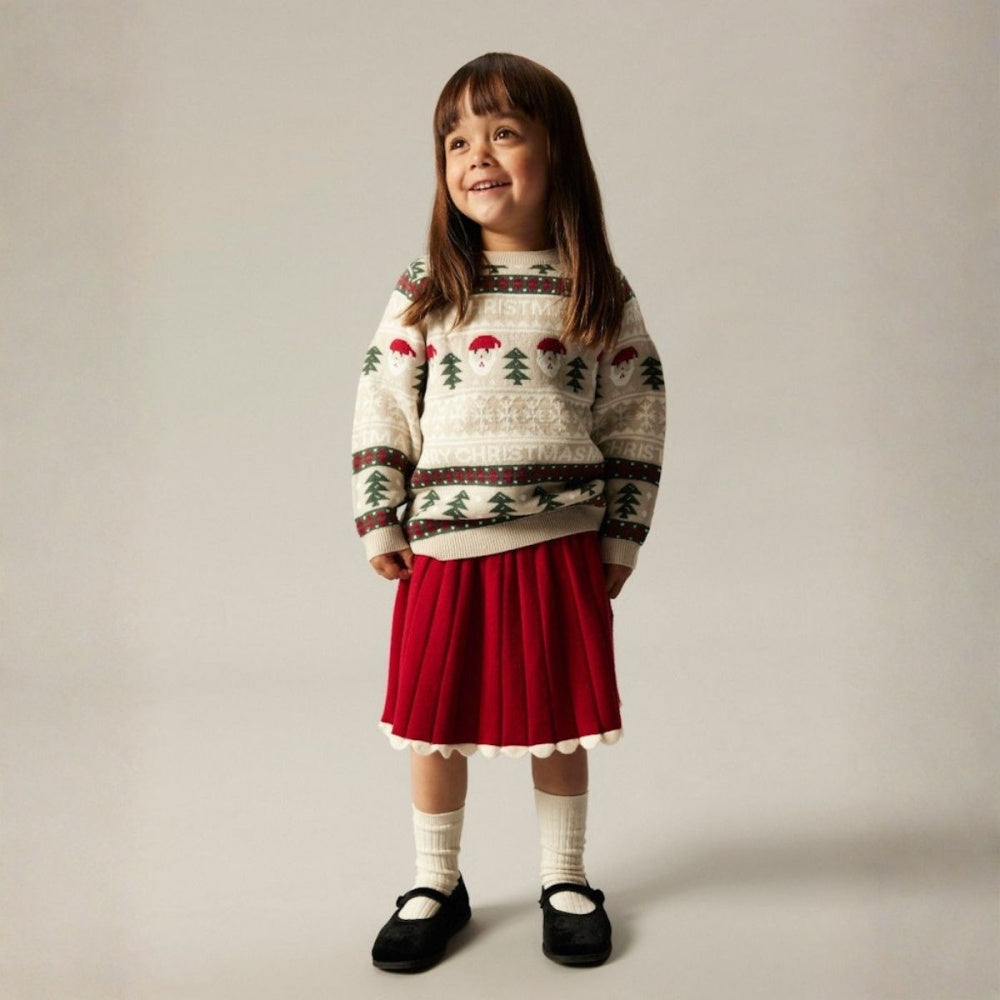 Name It - Juleskjørt Knit Ralbo Jester Red