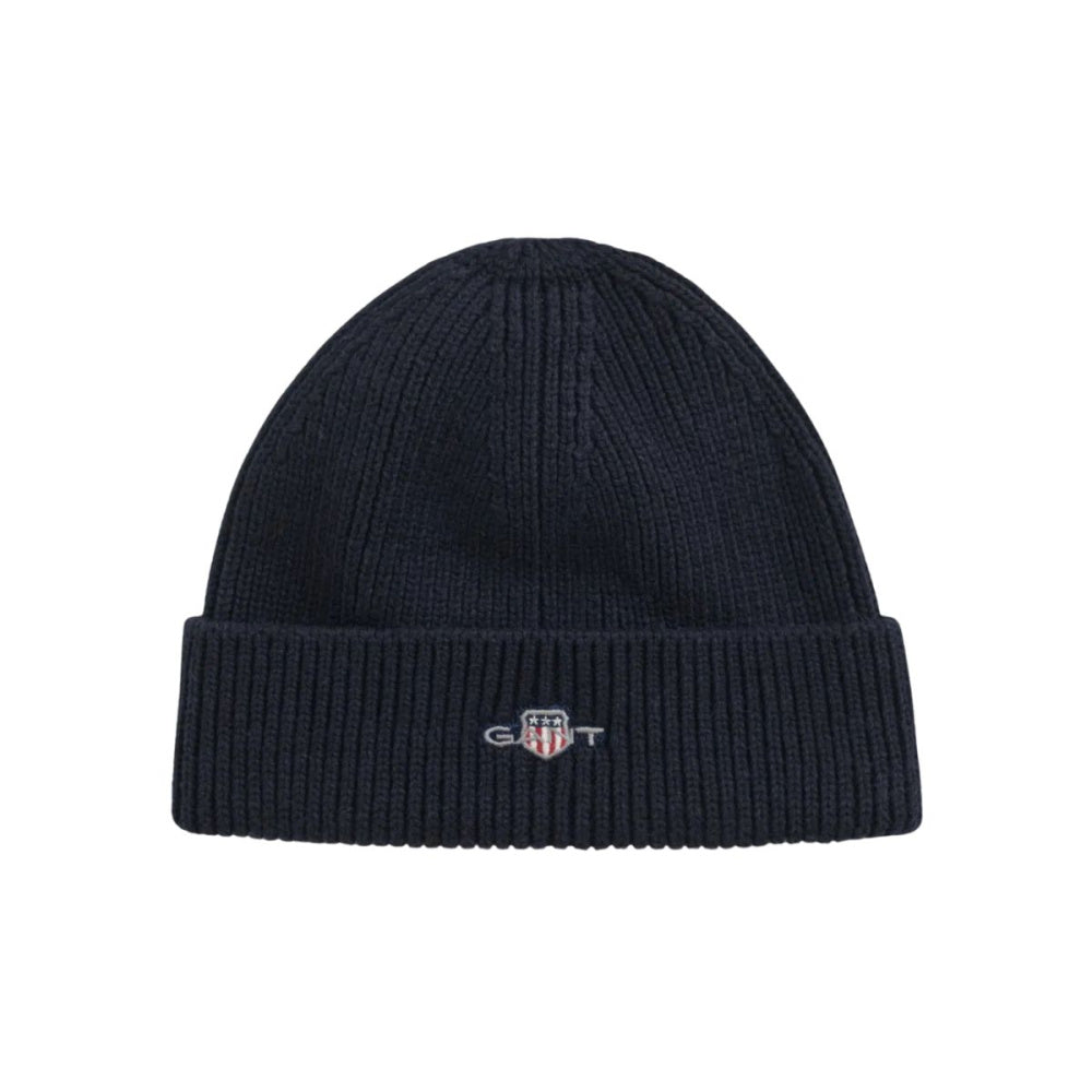 Gant - Lue Small Archive Shield Beanie Evening Blue