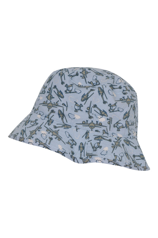 MP - Solhatt UV m/Print Dusty Light Blue