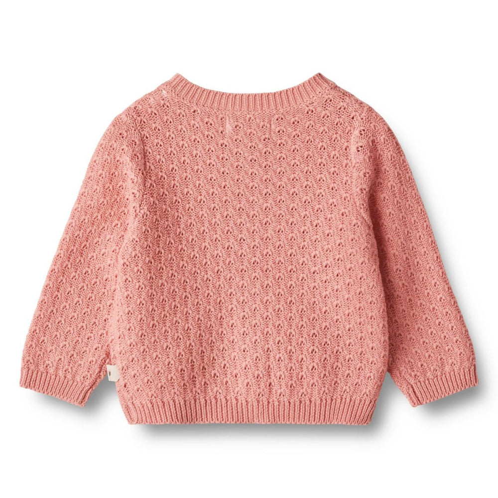 Wheat - Cardigan Baby Magnella Rosette